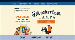 Desktop Screenshot of oktoberfesttampa.com